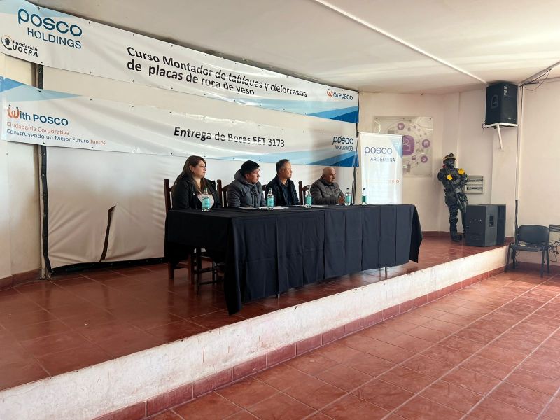 SAN ANTONIO DE LOS COBRES: POSCO FINANCIA UNA NUEVA FORMACIÓN PARA FORTALECER LA MANO DE OBRA LOCAL MINERA