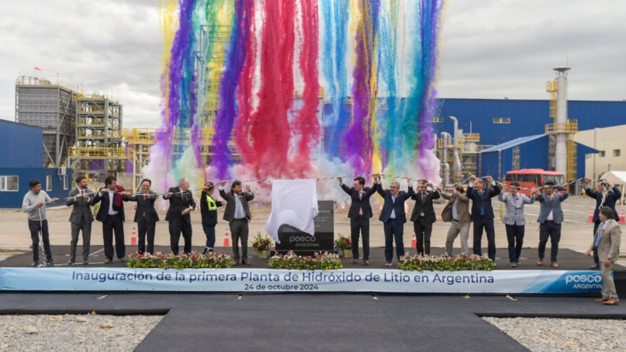 POSCO Argentina inauguró la primera planta de hidróxido de litio de Argentina  